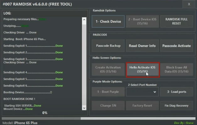 007 ramdisk bypass without signal