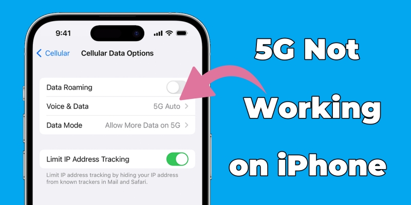 fix 5g not working on iphone