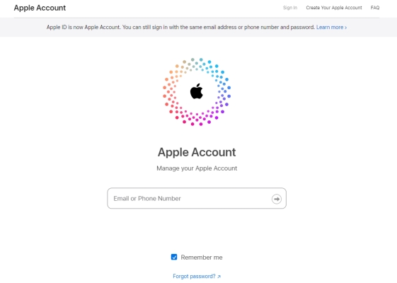 account apple com