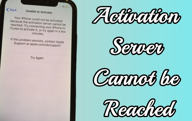 activation server cannot be reached