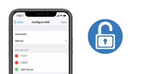 bypass icloud lock via dns