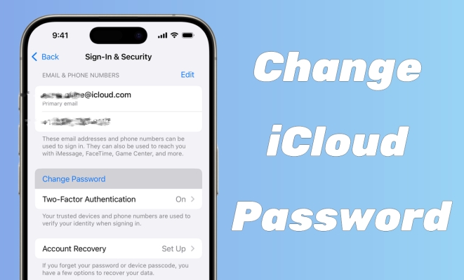 change icloud password