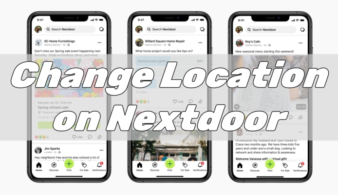 change address on nextdoor