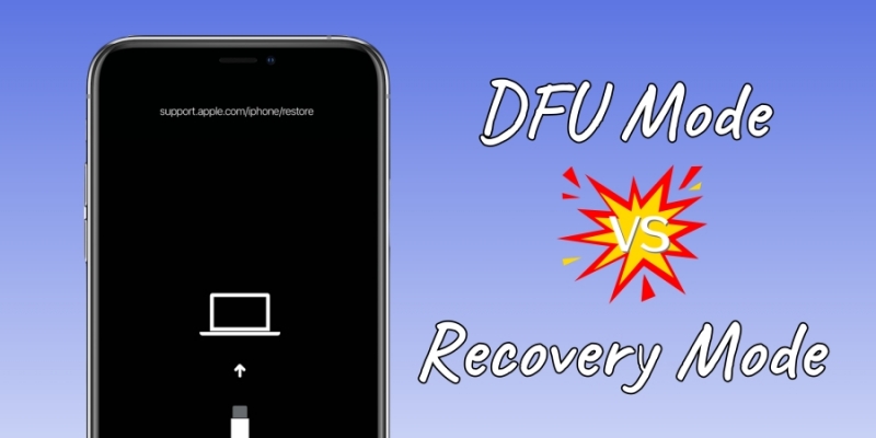 dfu mode vs recovery mode