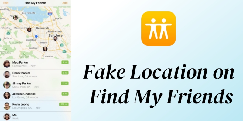 fake location on find my friend