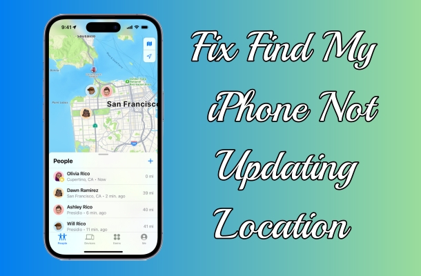 fix find my iphone not updating location