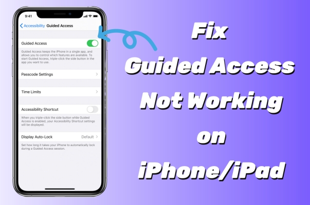 fix guided access not working