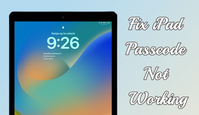 fix ipad passcode not working