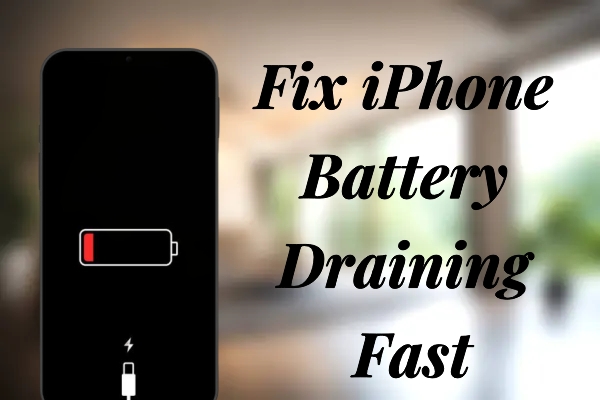 fix iphone battery draining fast