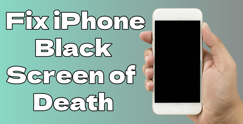 fix iphone black screen of death