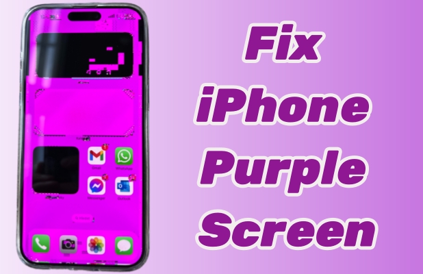 fix iphone purple screen