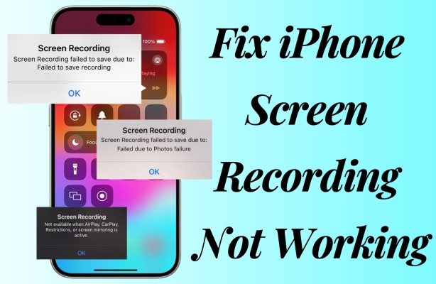 fix iphone screen recording not working