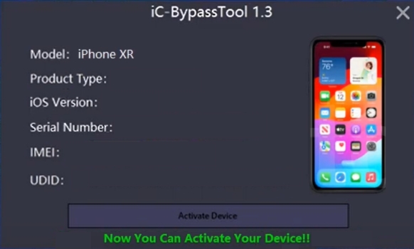 ic bypass 1.3 activate device