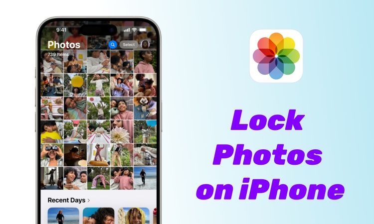 lock photos on iphone