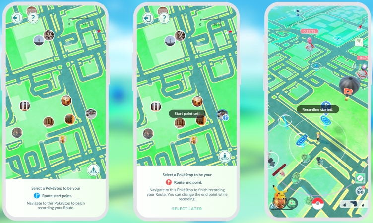 make a route in pokemon go