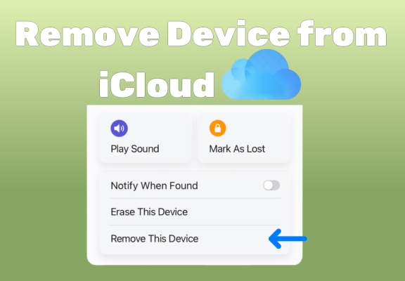 remove device from icloud