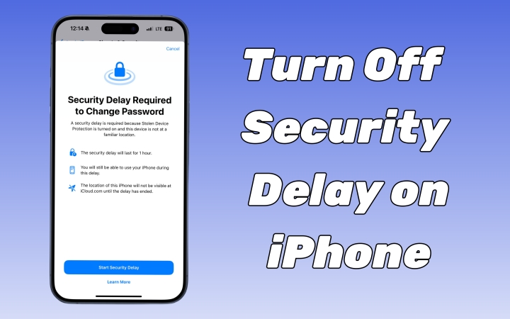 turn off security delay on iphone