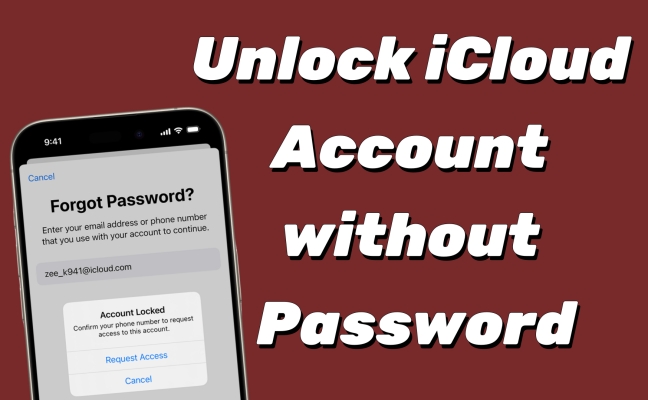 unlock icloud account without password